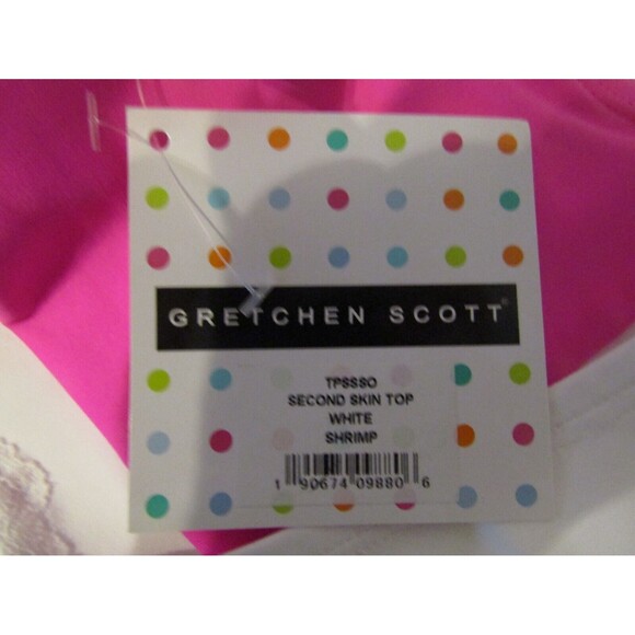 Gretchen Scott V Neck Tee NWT White Second Skin Top Blouse Retail $109 Size XXS - Picture 9 of 9